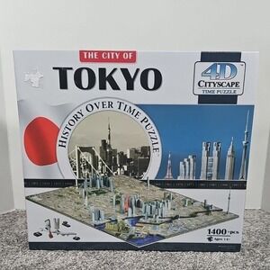 4D Cityscape Tokyo Time Puzzle Unisex OS Multicolor 1400+ Pcs 40034 3D History